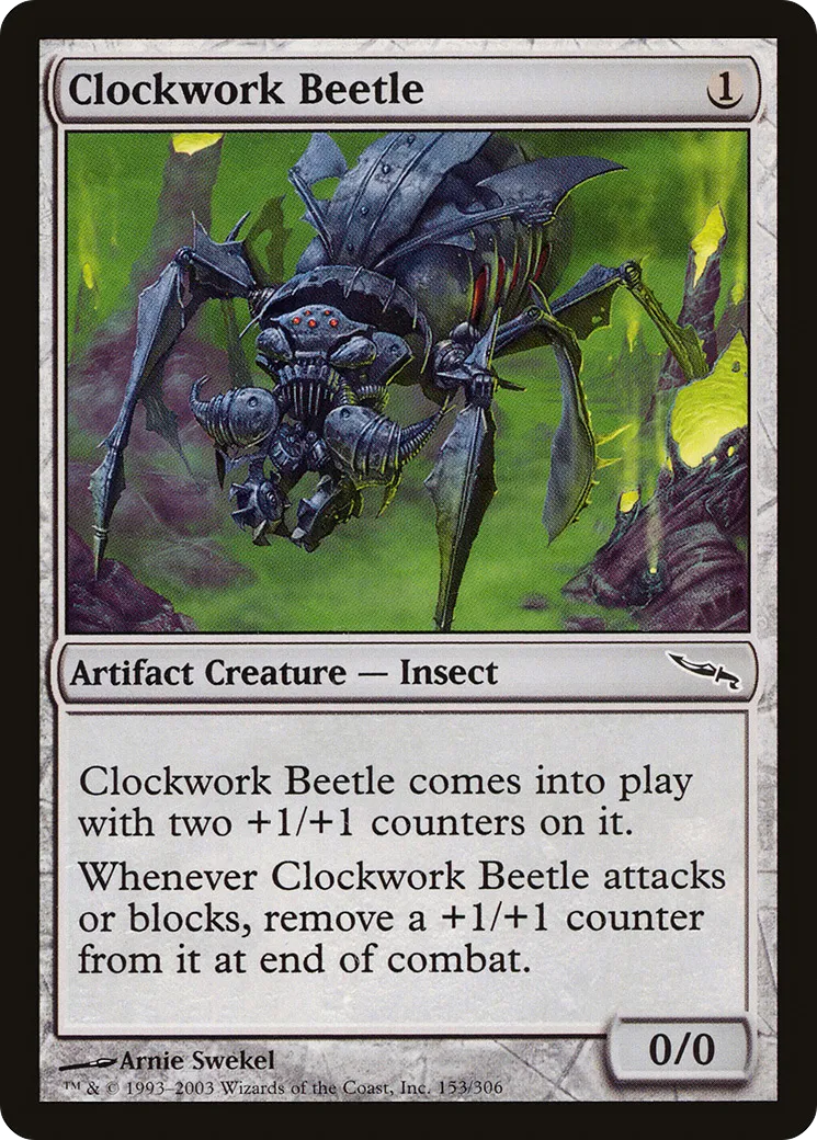 Scarabée mécanique — Mirrodin — Magic: The Gathering