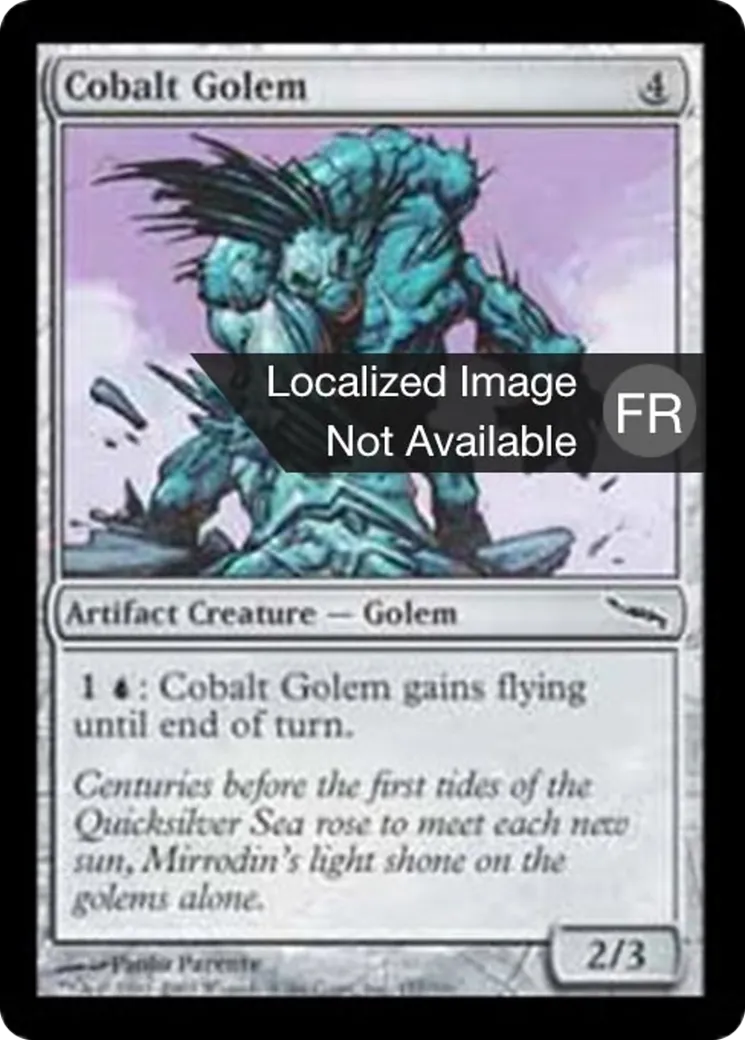 Golem de cobalt — Mirrodin — Magic: The Gathering