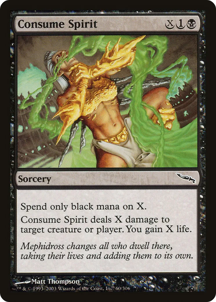 Consume Spirit — Mirrodin — Magic: The Gathering