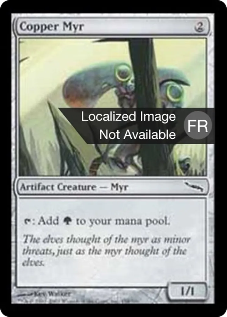 Myr de cuivre — Mirrodin — Magic: The Gathering