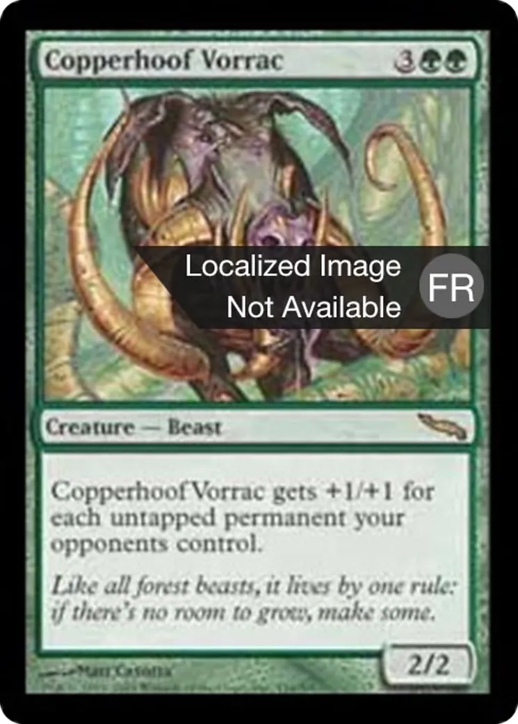 Vorrac aux sabots de cuivre — Mirrodin — Magic: The Gathering
