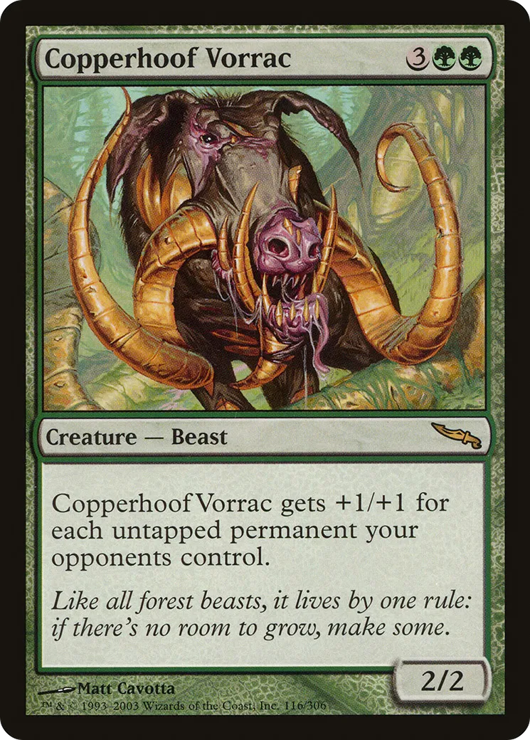 Copperhoof Vorrac — Mirrodin — Magic: The Gathering