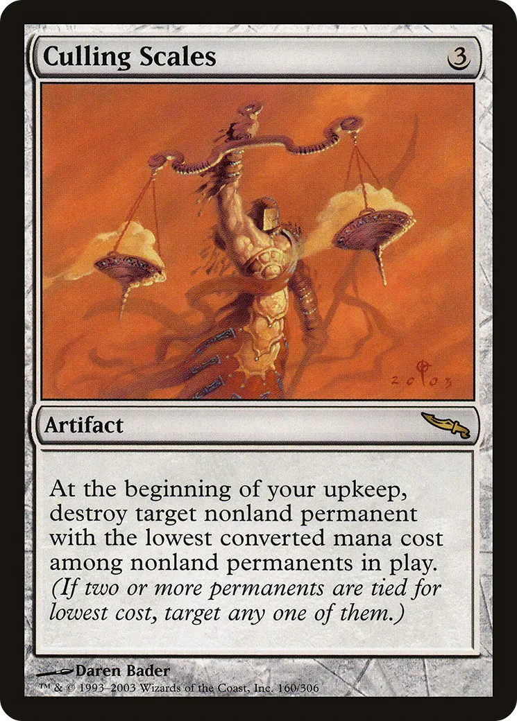 Culling Scales — Mirrodin — Magic: The Gathering