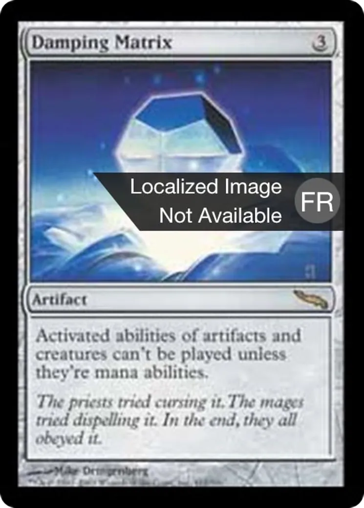 Matrice d'amortissement — Mirrodin — Magic: The Gathering