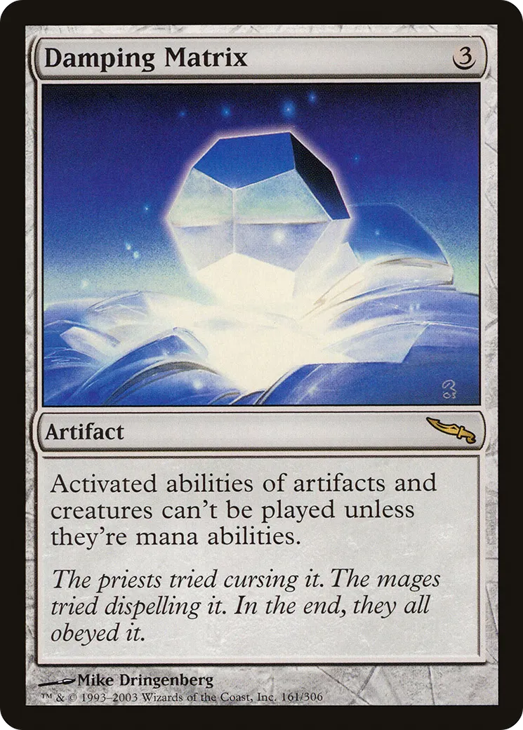 Matrice d'amortissement — Mirrodin — Magic: The Gathering