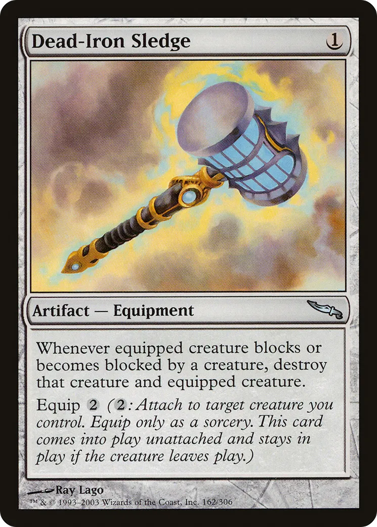 Dead-Iron Sledge — Mirrodin — Magic: The Gathering