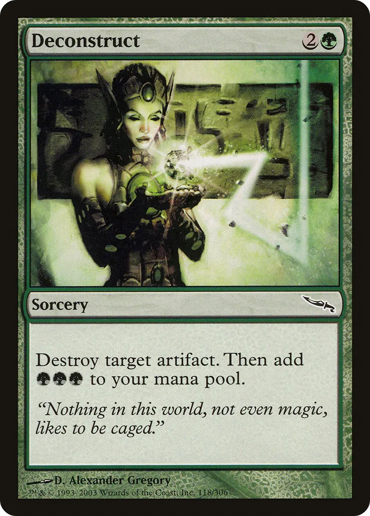 Deconstruct — Mirrodin — Magic: The Gathering