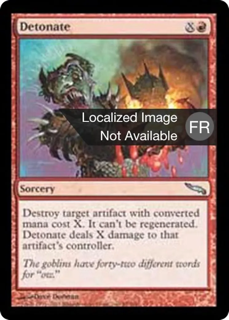 Détonation — Mirrodin — Magic: The Gathering
