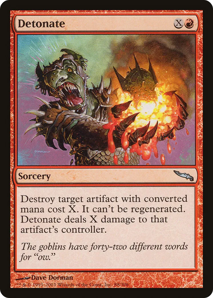 Détonation — Mirrodin — Magic: The Gathering