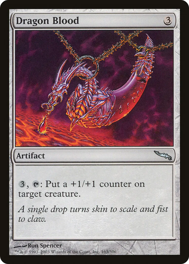 Dragon Blood — Mirrodin — Magic: The Gathering