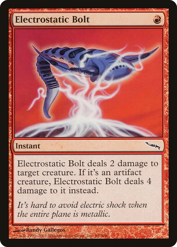 Electrostatic Bolt — Mirrodin — Magic: The Gathering