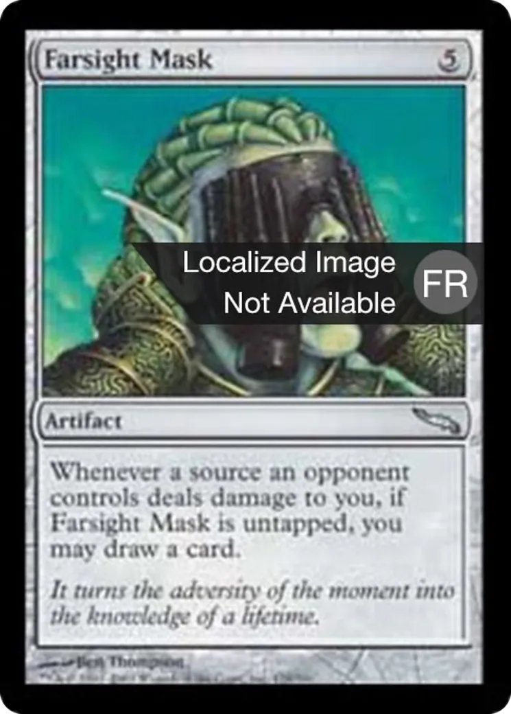 Masque de clairvoyance — Mirrodin — Magic: The Gathering
