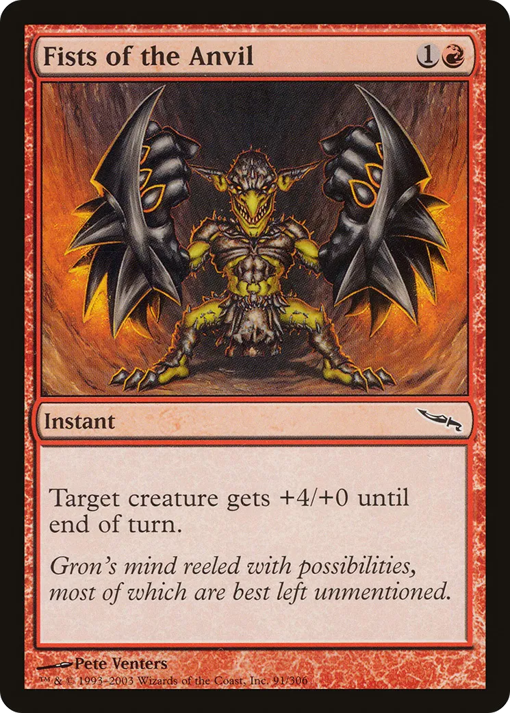 Fists of the Anvil — Mirrodin — Magic: The Gathering