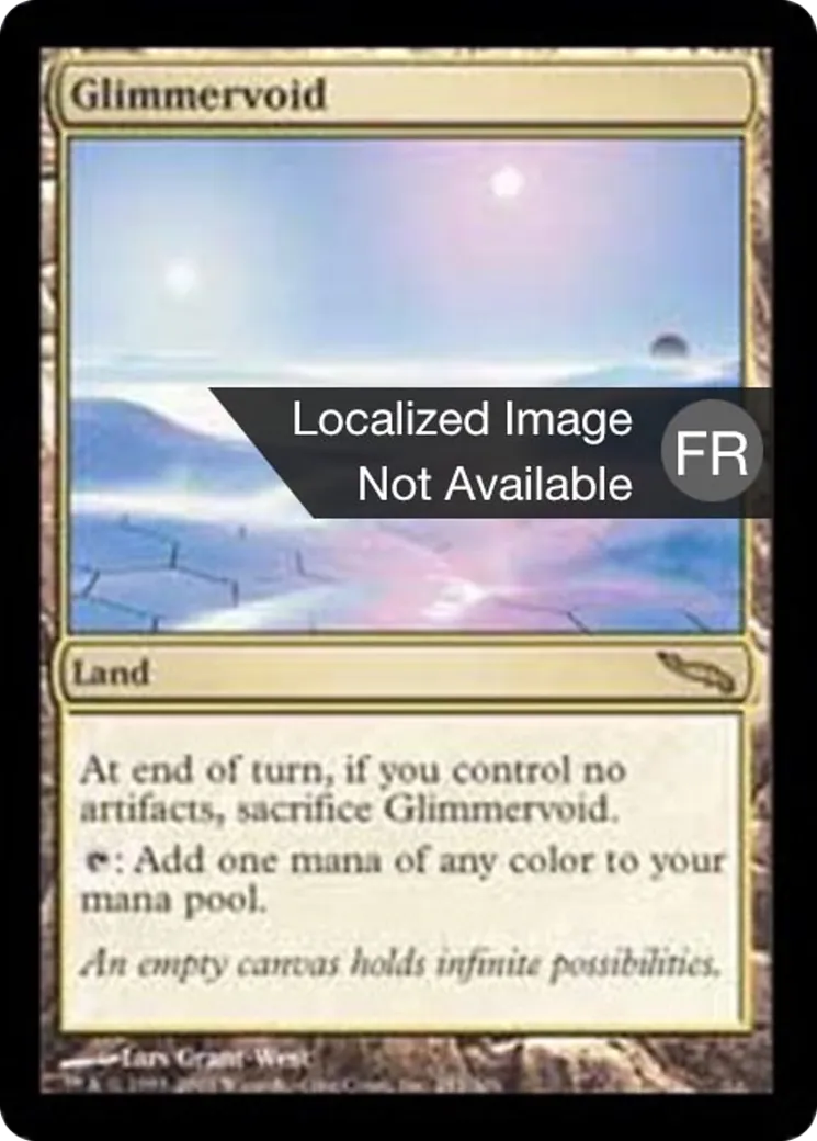 Vide rayonnant — Mirrodin — Magic: The Gathering
