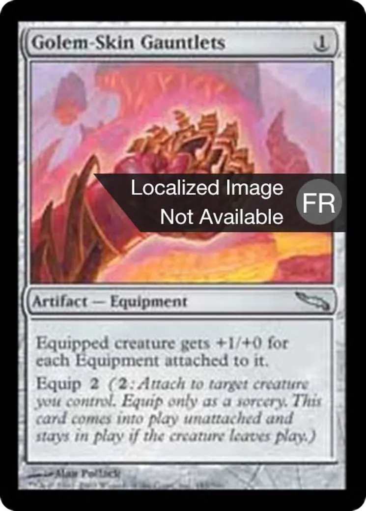Gantelets en peau de golem — Mirrodin — Magic: The Gathering