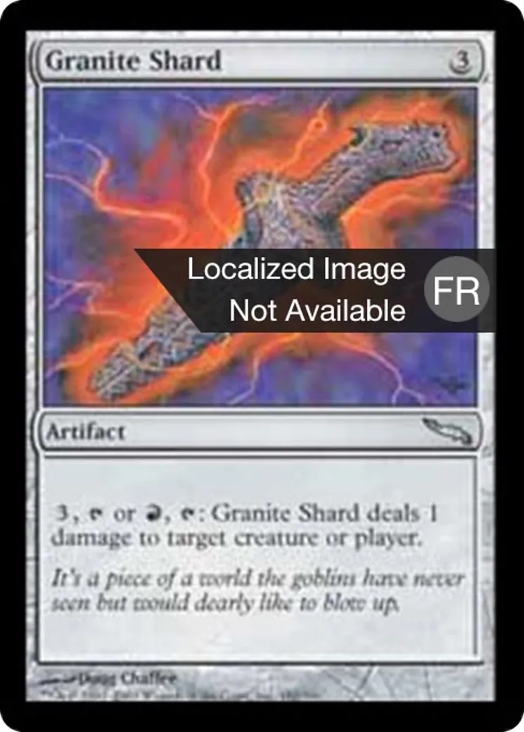 Écharde de granit — Mirrodin — Magic: The Gathering