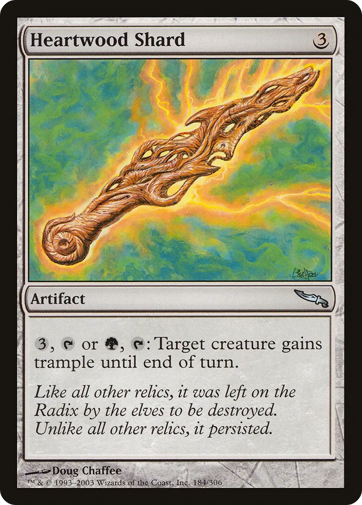 Heartwood Shard — Mirrodin — Magic: The Gathering