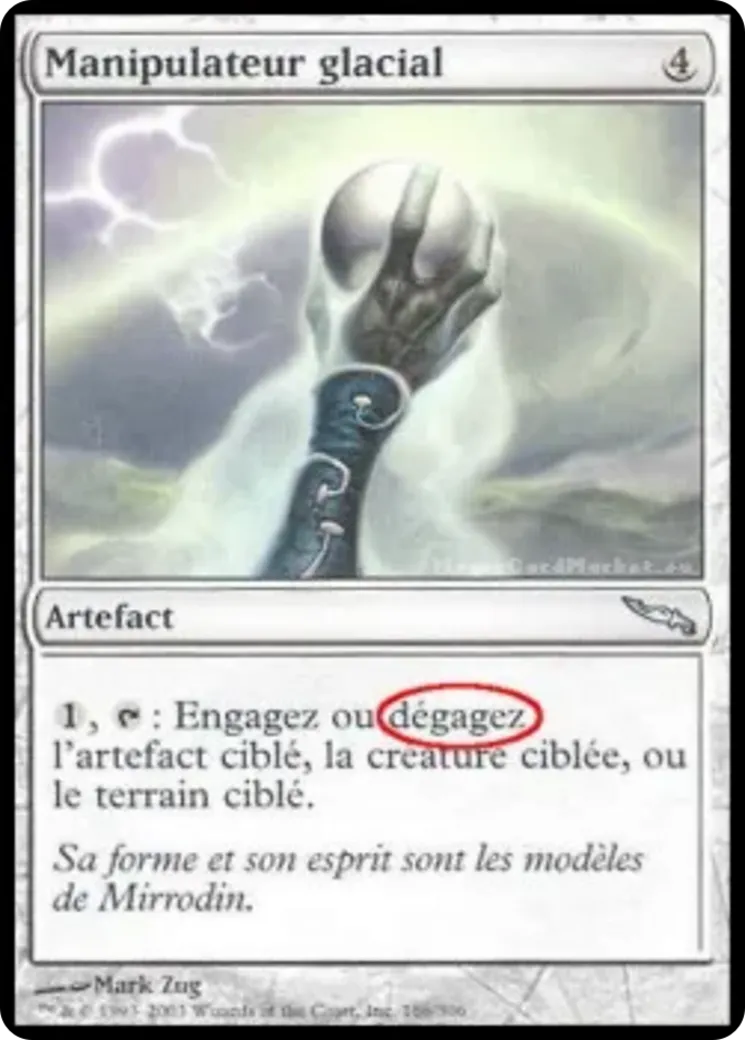 Manipulateur glacial — Mirrodin — Magic: The Gathering