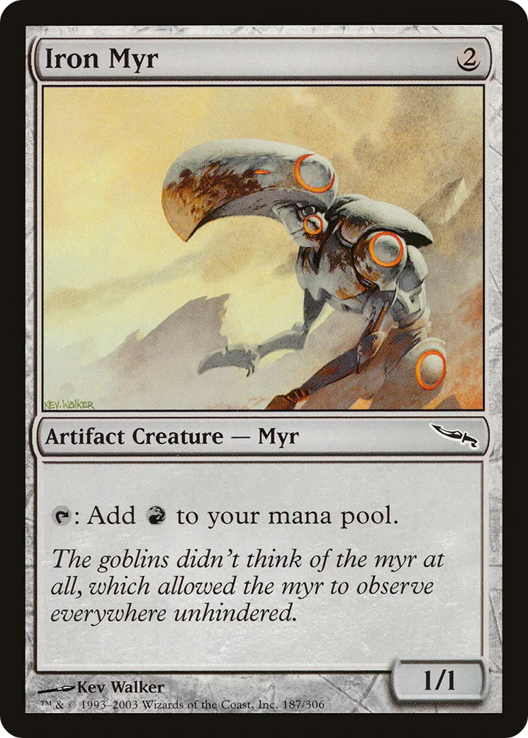 Myr de fer — Mirrodin — Magic: The Gathering