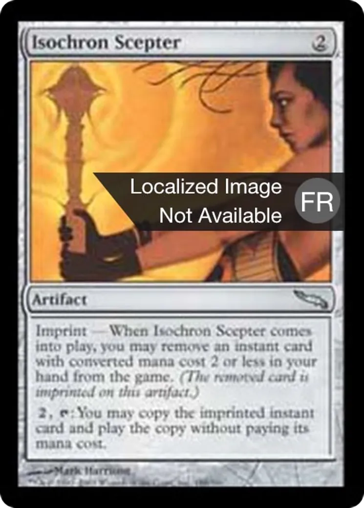 Sceptre isochronique