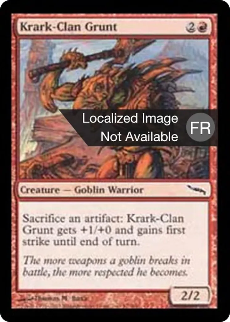 Grognard du clan Krark — Mirrodin — Magic: The Gathering