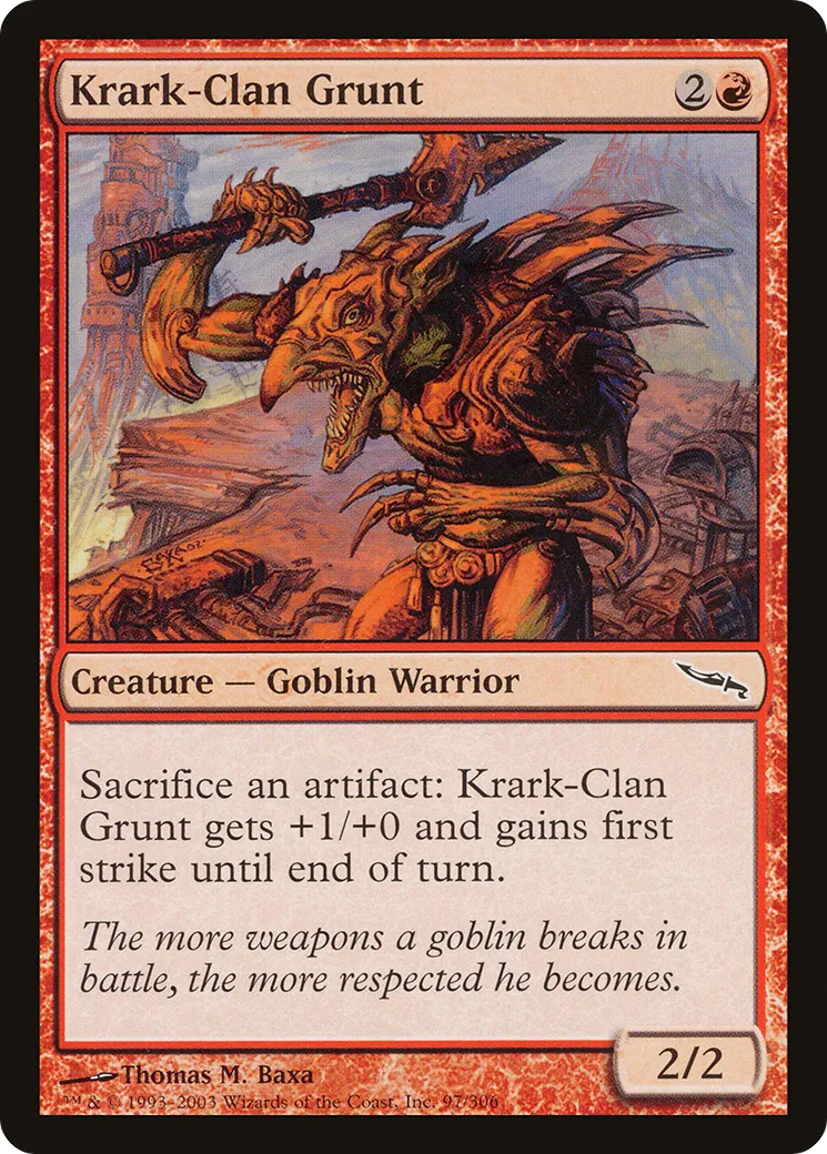 Krark-Clan Grunt — Mirrodin — Magic: The Gathering