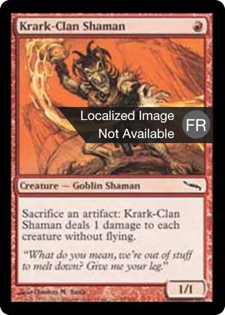 Shamane du clan Krark — Mirrodin — Magic: The Gathering