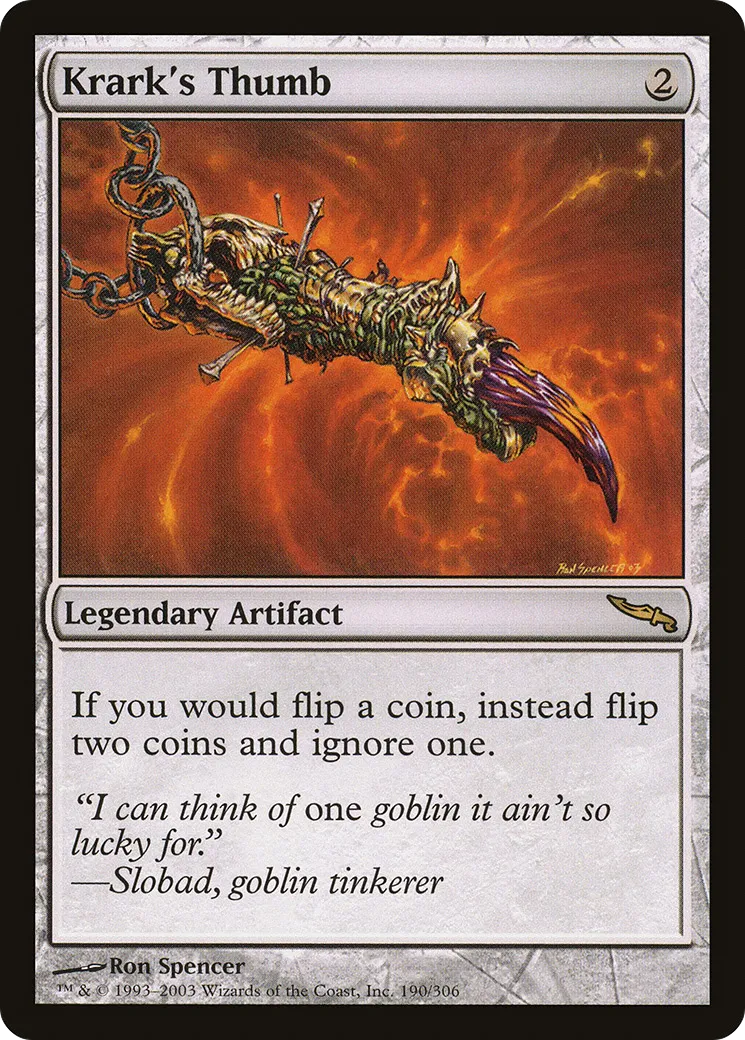 Pouce de Krark — Mirrodin — Magic: The Gathering