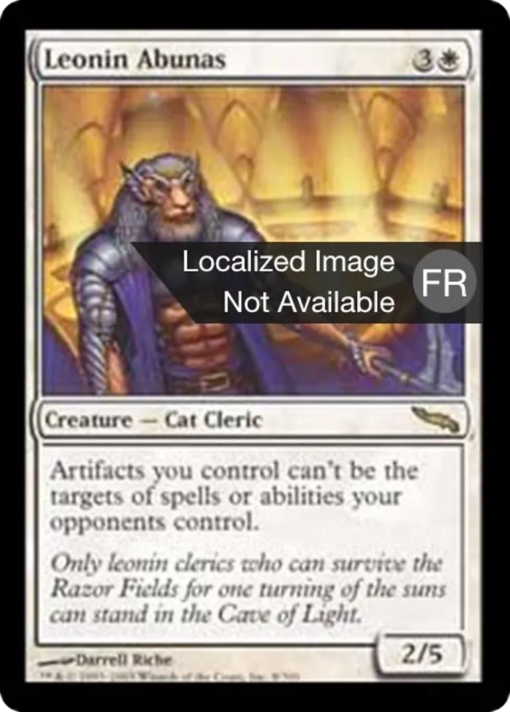 Abunas léonins — Mirrodin — Magic: The Gathering