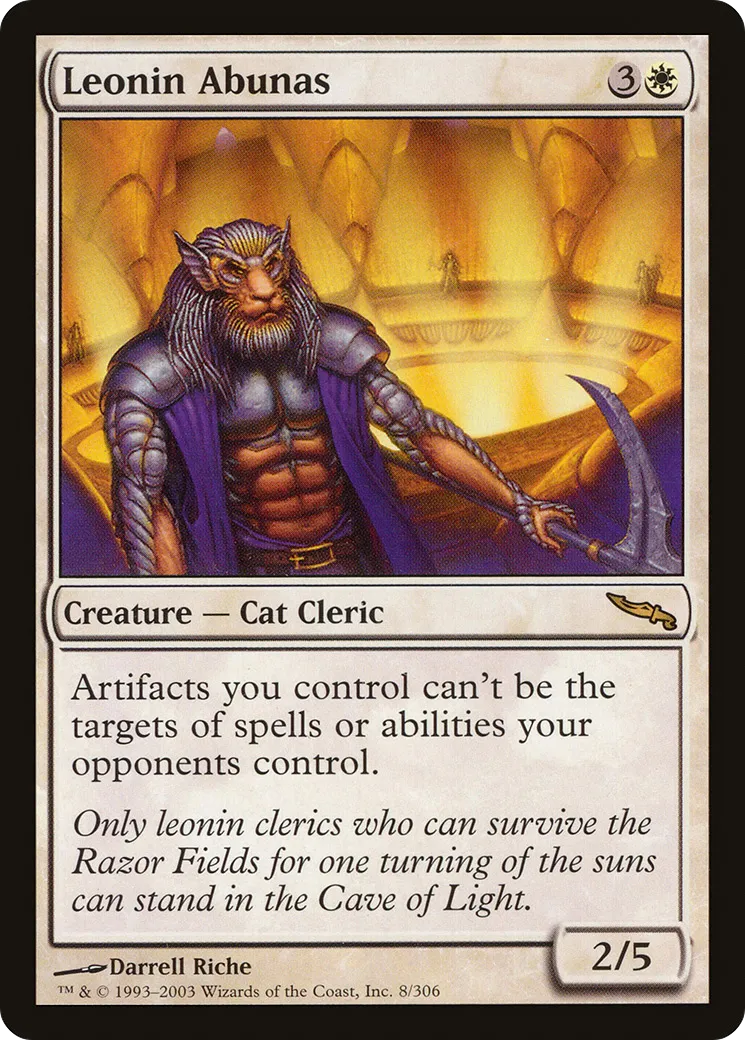 Leonin Abunas — Mirrodin — Magic: The Gathering
