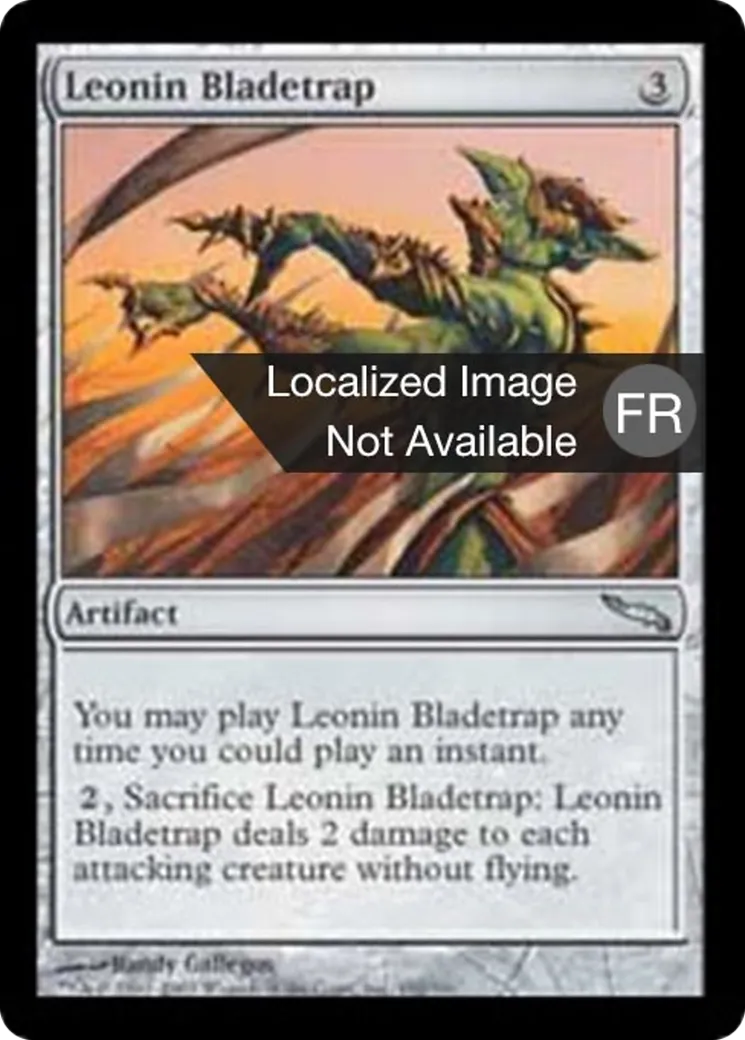 Piègelame léonin — Mirrodin — Magic: The Gathering