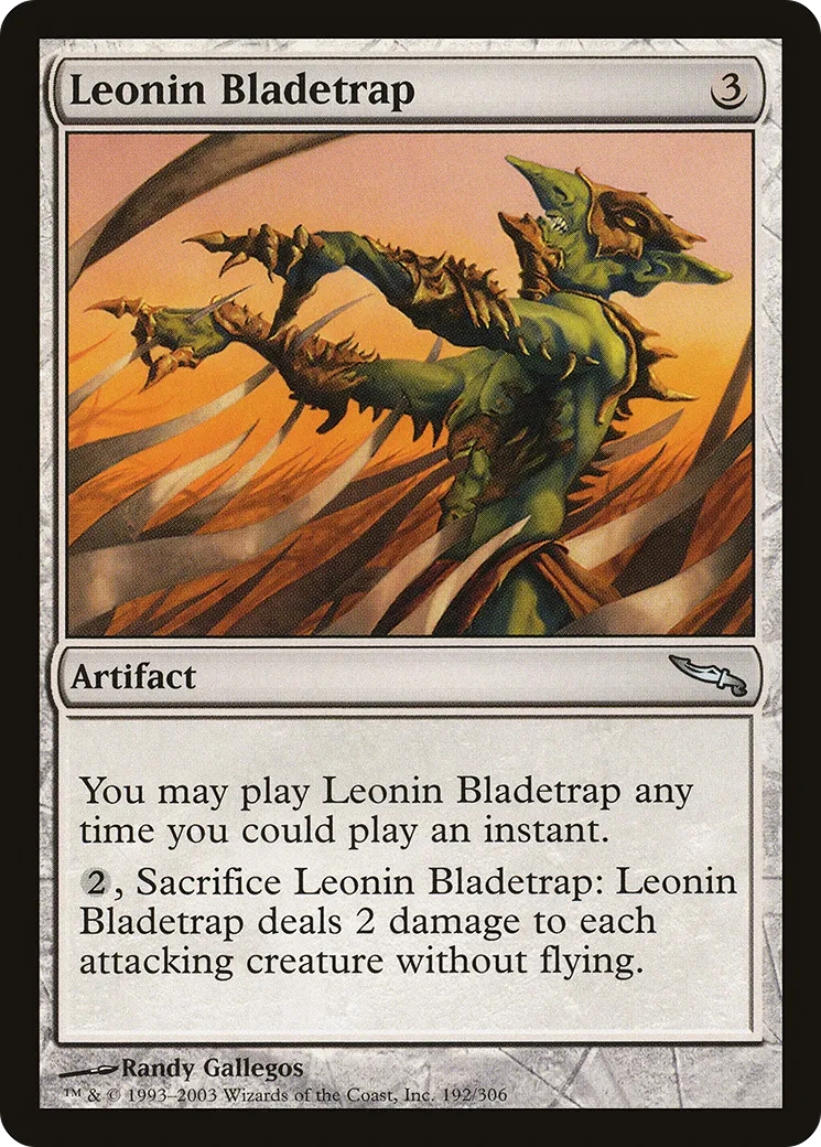 Piègelame léonin — Mirrodin — Magic: The Gathering