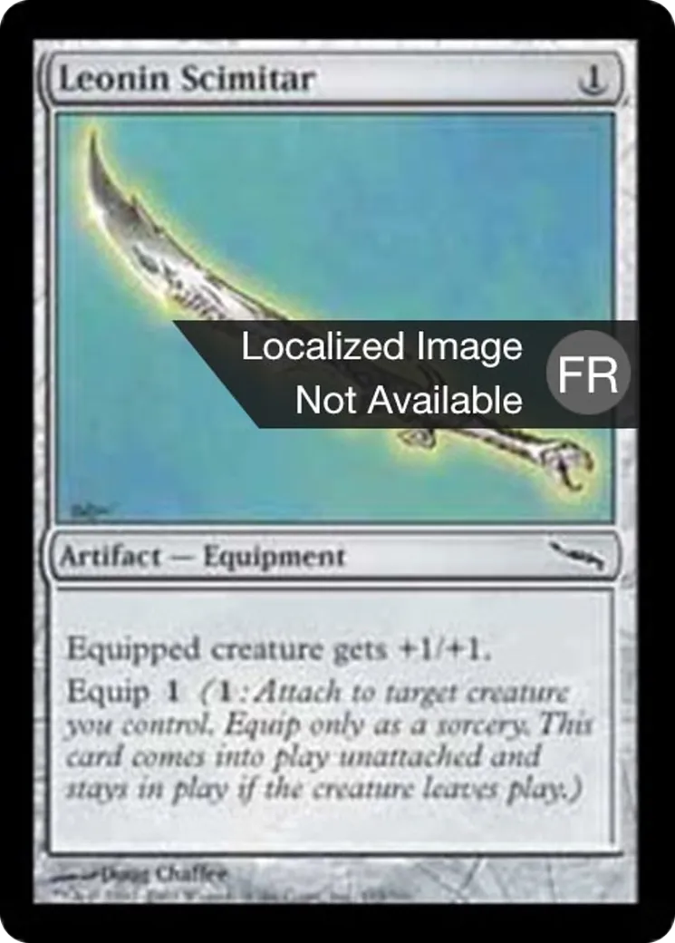 Cimeterre léonin — Mirrodin — Magic: The Gathering