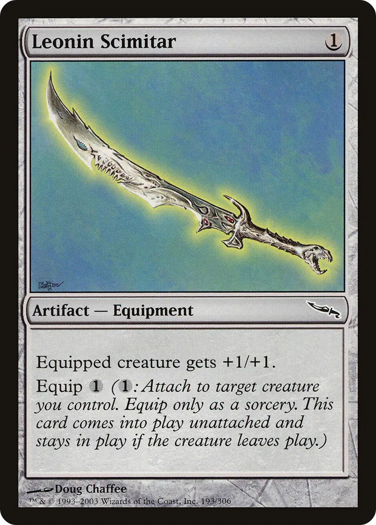 Cimeterre léonin — Mirrodin — Magic: The Gathering