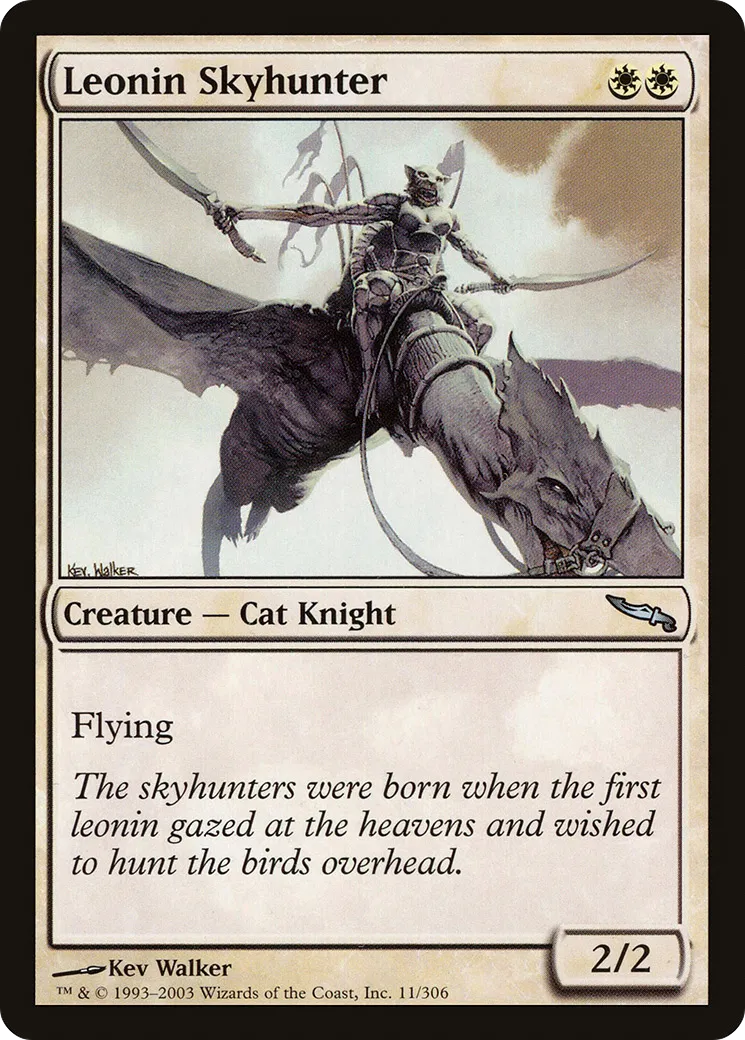 Leonin Skyhunter — Mirrodin — Magic: The Gathering