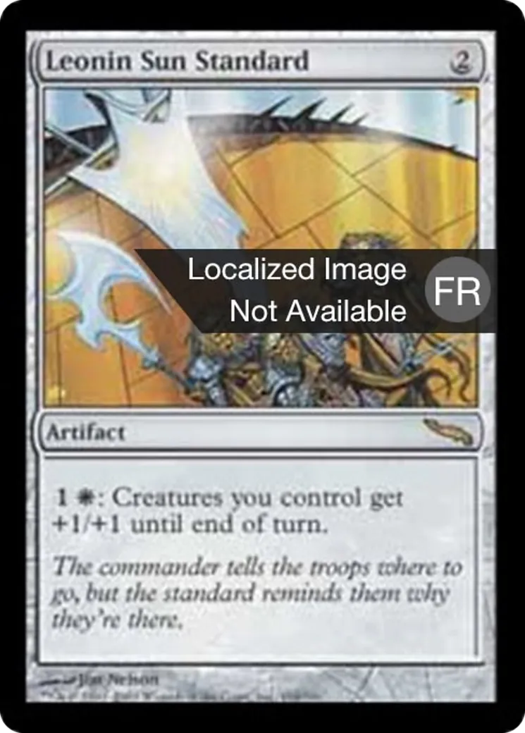 Étendard-soleil léonin — Mirrodin — Magic: The Gathering