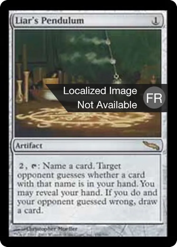 Pendule du menteur — Mirrodin — Magic: The Gathering