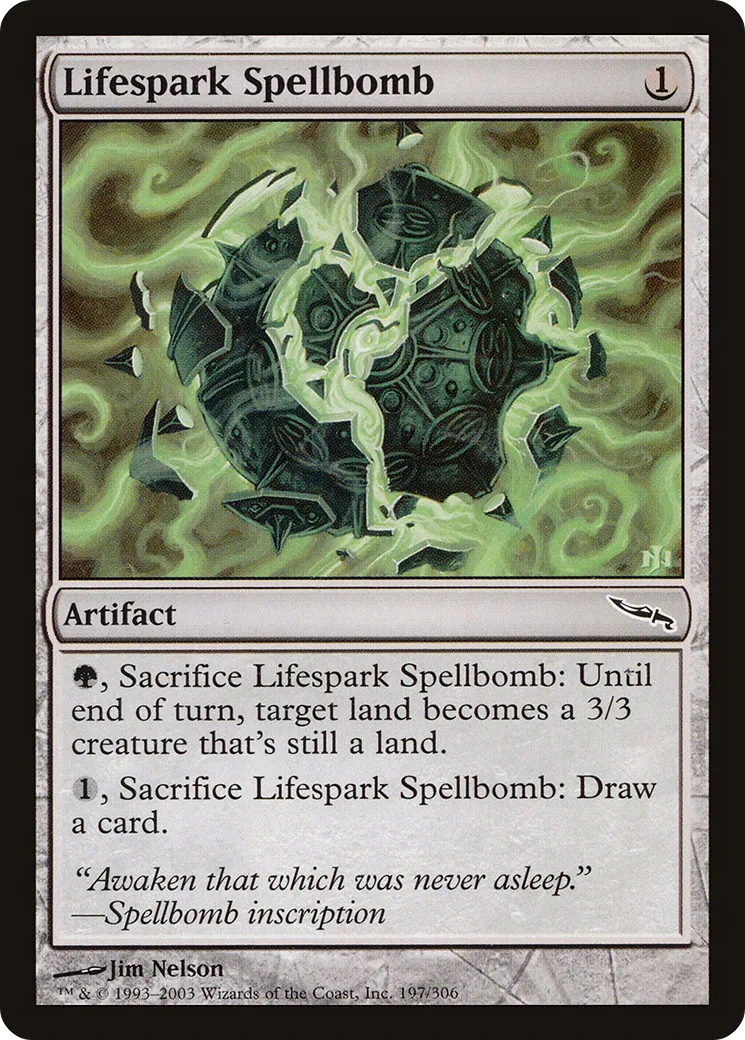 Bombe à sortilèges vitale — Mirrodin — Magic: The Gathering