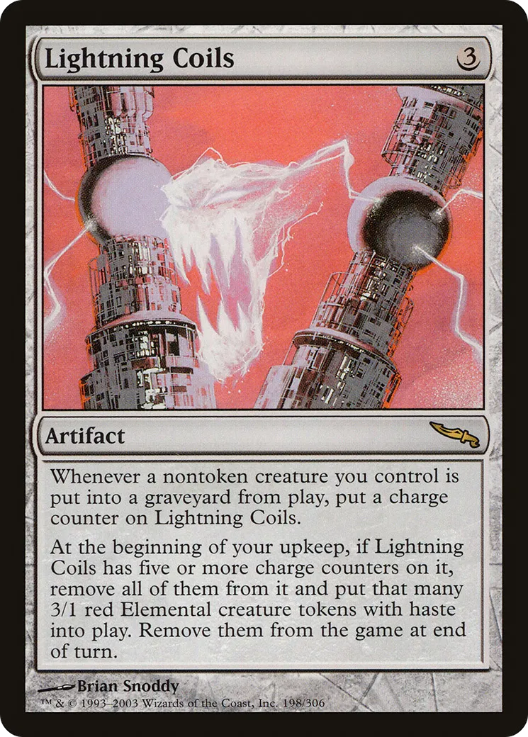 Lightning Coils — Mirrodin — Magic: The Gathering