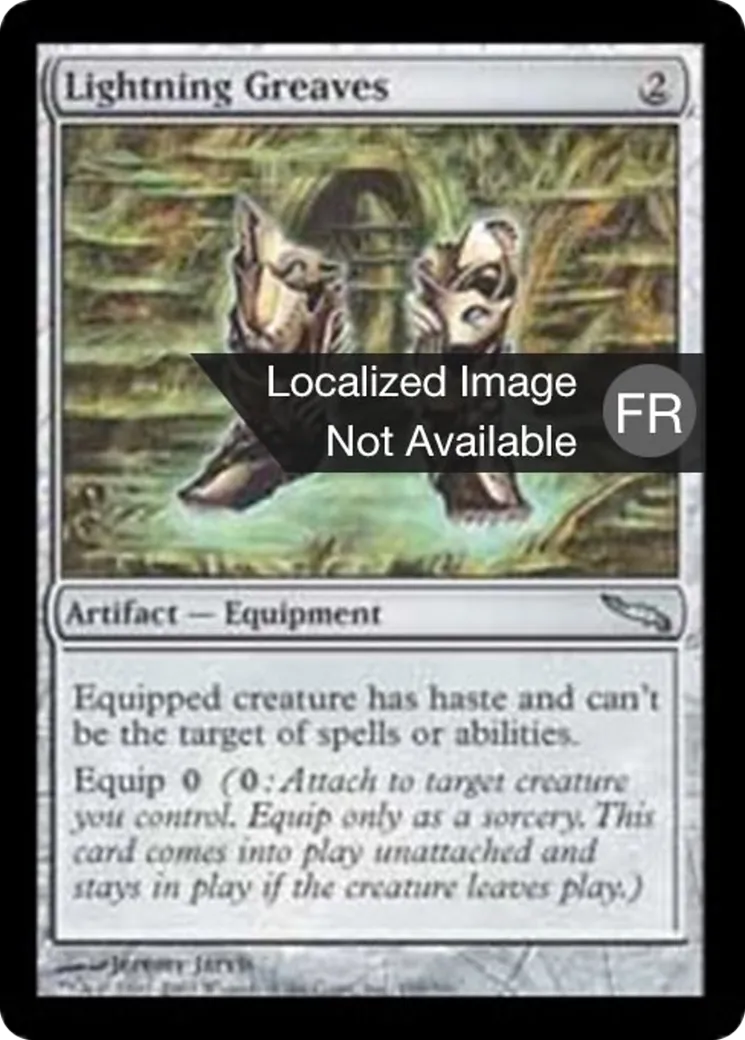 Jambières d'éclair — Mirrodin — Magic: The Gathering