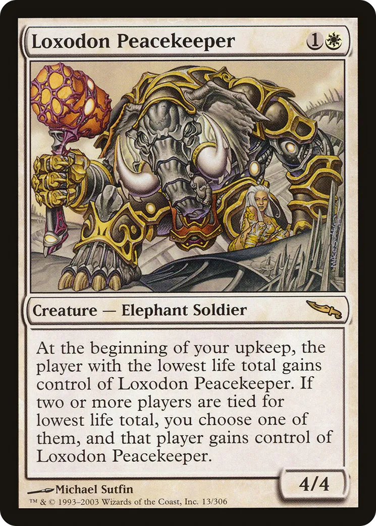 Loxodon Peacekeeper — Mirrodin — Magic: The Gathering