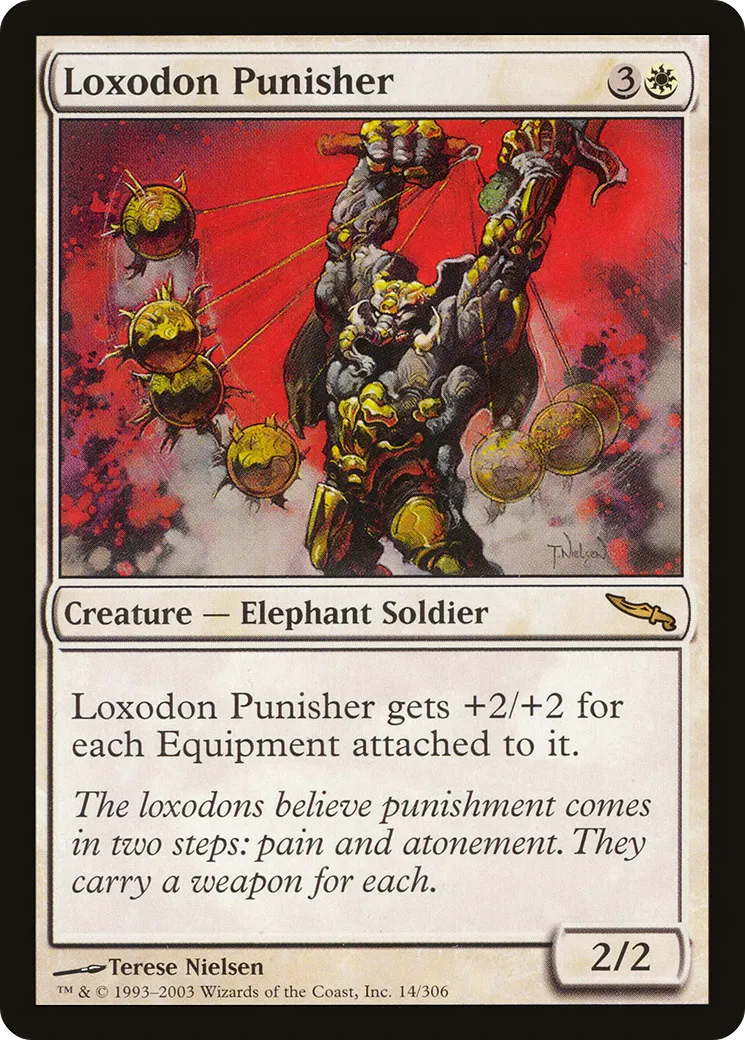 Loxodon Punisher — Mirrodin — Magic: The Gathering