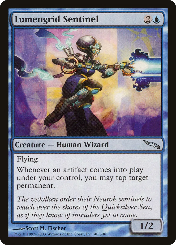 Lumengrid Sentinel — Mirrodin — Magic: The Gathering
