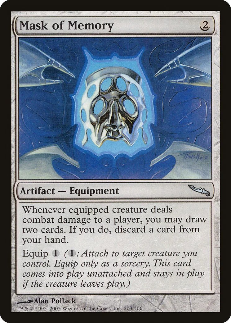 Mask of Memory — Mirrodin — Magic: The Gathering