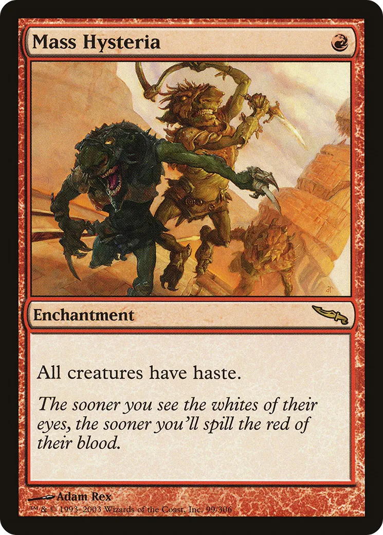 Hystérie collective — Mirrodin — Magic: The Gathering