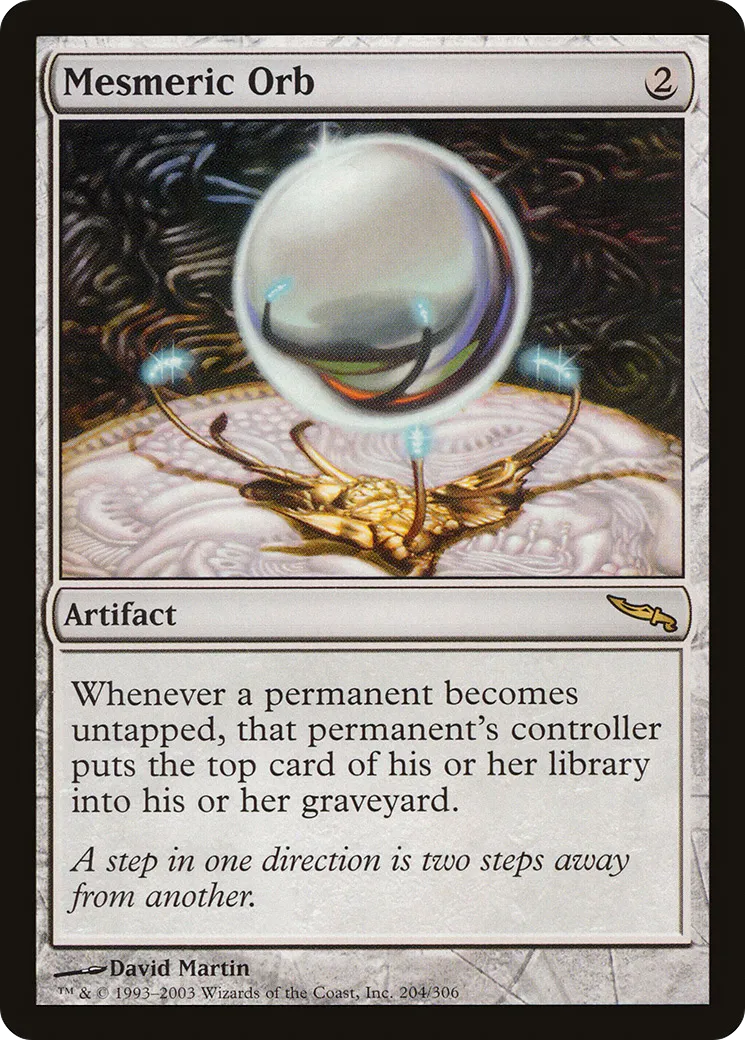 Mesmeric Orb — Mirrodin — Magic: The Gathering