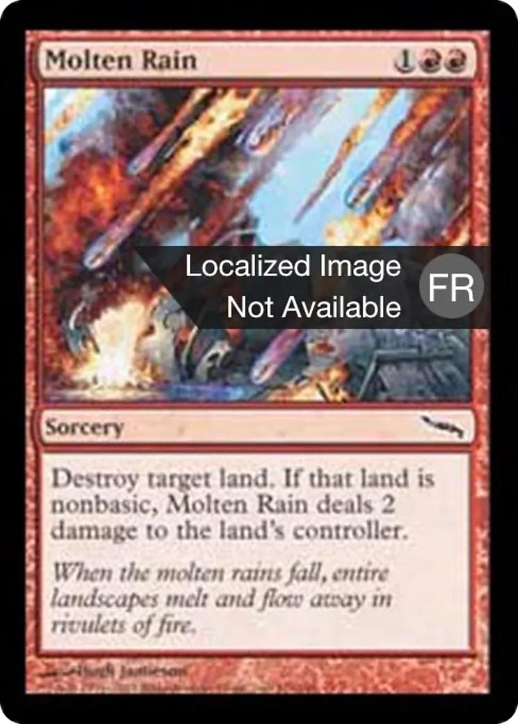 Pluie en fusion — Mirrodin — Magic: The Gathering
