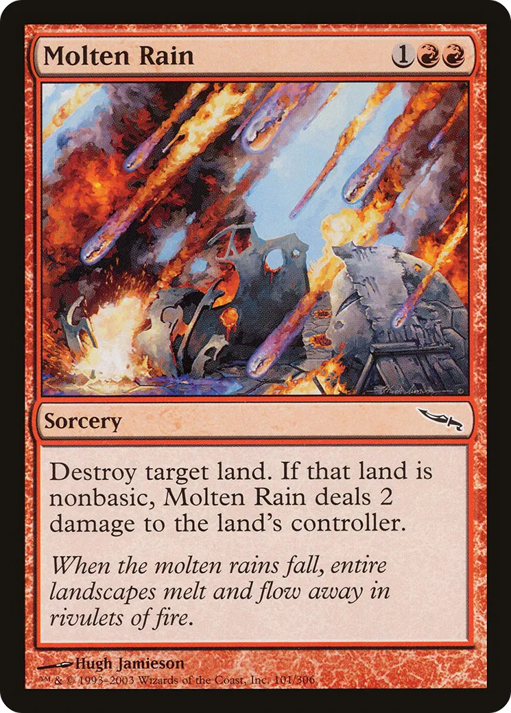 Pluie en fusion — Mirrodin — Magic: The Gathering