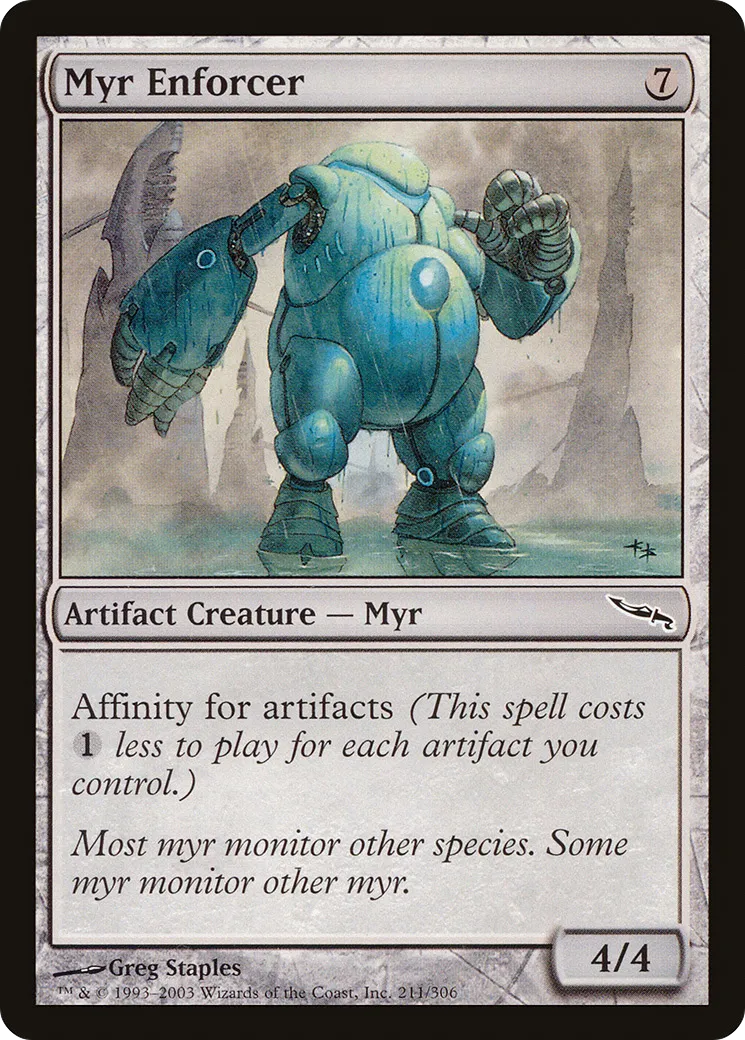 Myr Enforcer — Mirrodin — Magic: The Gathering