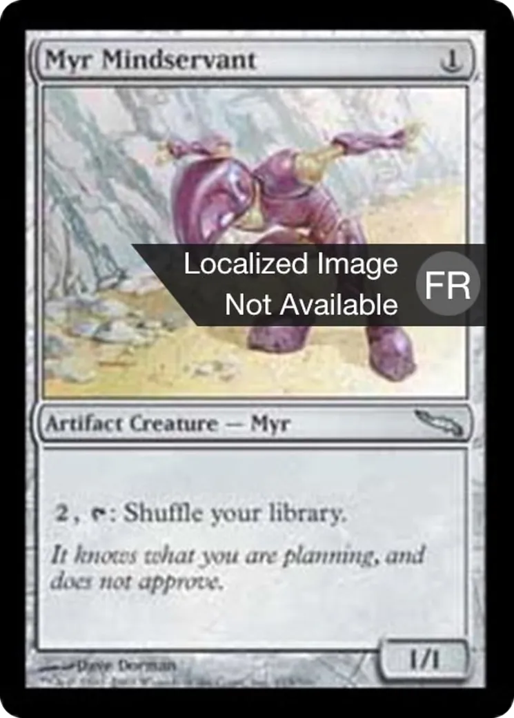 Cérébroservant myr — Mirrodin — Magic: The Gathering
